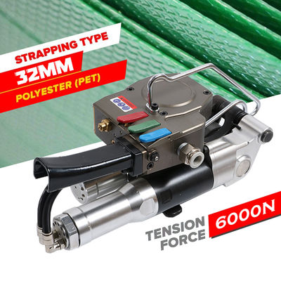Outil de fixation en plastique pneumatique à air 32 mm Outils d'emballage Outil de tension de bande de chargement lourd